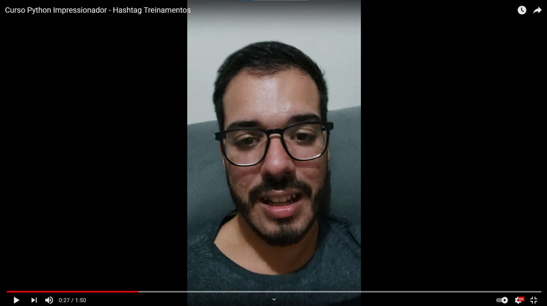 Depoimento em vídeo de Paulo Vitor, aluno(a) do curso de Python