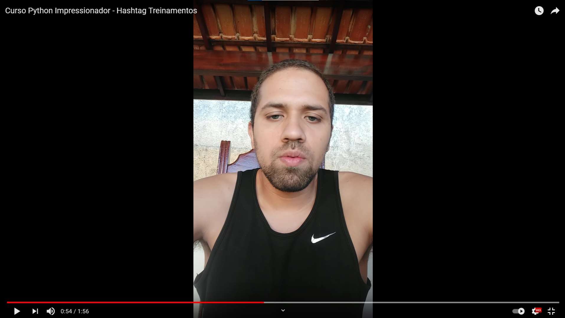 Depoimento em vídeo de Alvaro Henrique, aluno(a) do curso de Python