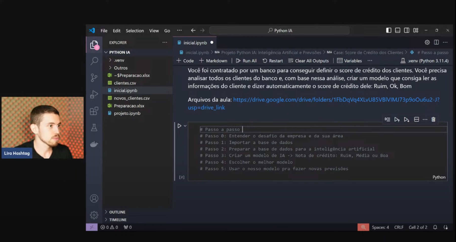 Curso Completo de Python: Básico ao Avançado, 100% Online