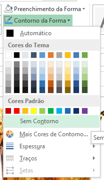 Alterando o contorno da forma