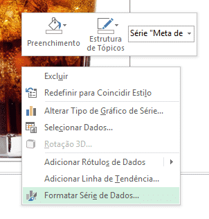 Opção para formatar série de dados
