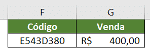 Resultado final baseado no código a esquerda