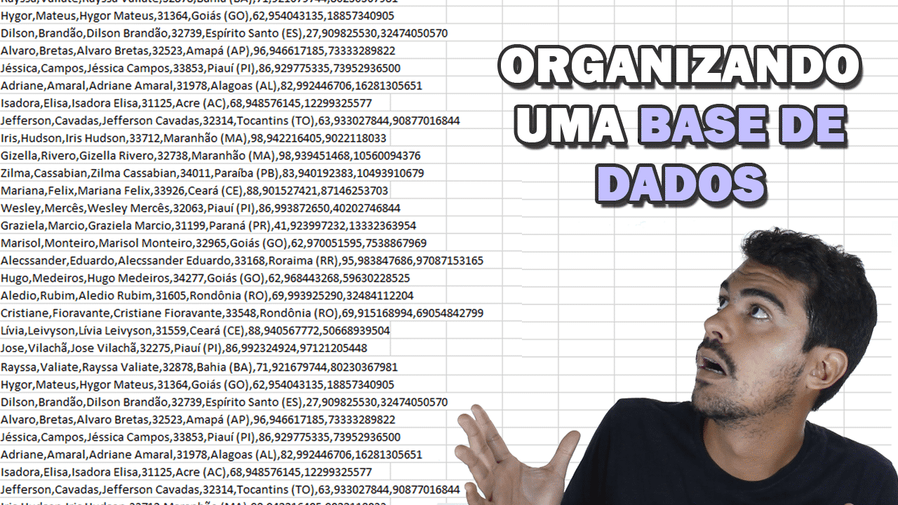 Base de Dados no Excel – Quais são os passos para organizá-la?