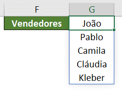 Resultado da fórmula ÚNICO