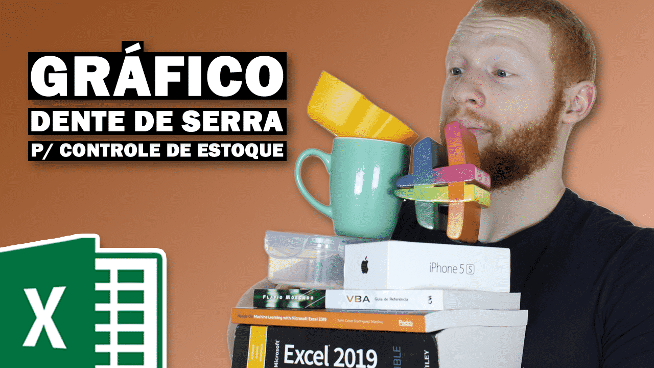 Gráfico Dente de Serra no Excel: Use no Controle de Estoque