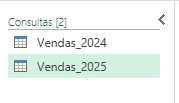 Planilhas no Power Query