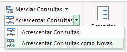 Acrescentar Consultas como Novas