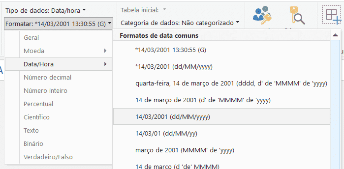 Alterando a formatação da data - Comparação com ano anterior no Power BI