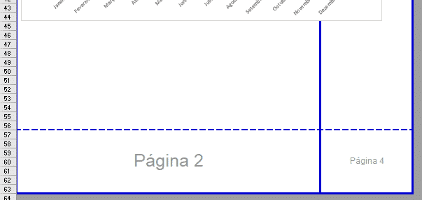 Divisão das páginas quando for imprimir no excel