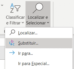 Ferramenta para substituir informações