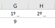 Resultado da fórmula PROCURAR