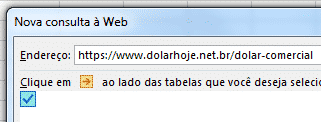 Seleção de todos os dados da página