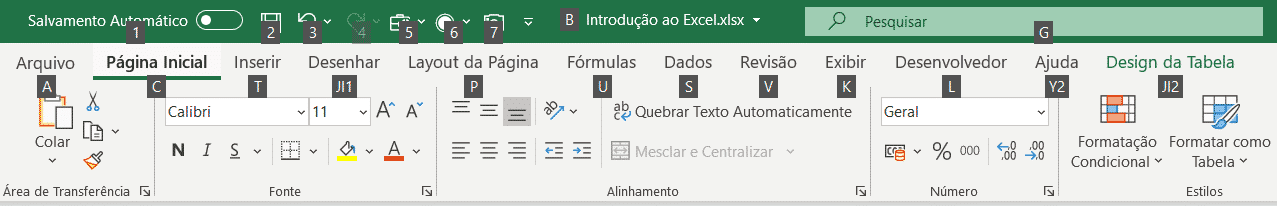 Atalhos para utilizar qualquer ferramenta do Excel