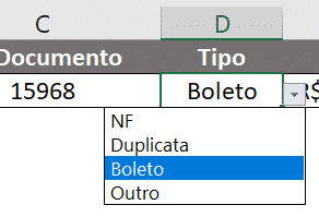 Resultado para a validação de dados