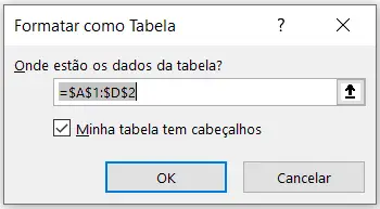 Verificando o intervalo e a existência dos cabeçalhos
