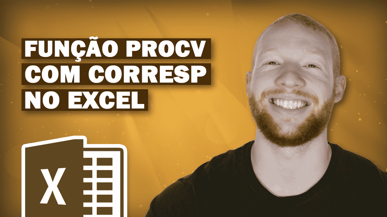 PROCV com CORRESP no Excel