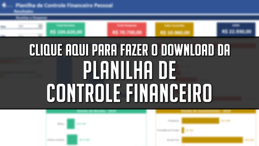 Planilha de Controle Financeiro no Excel