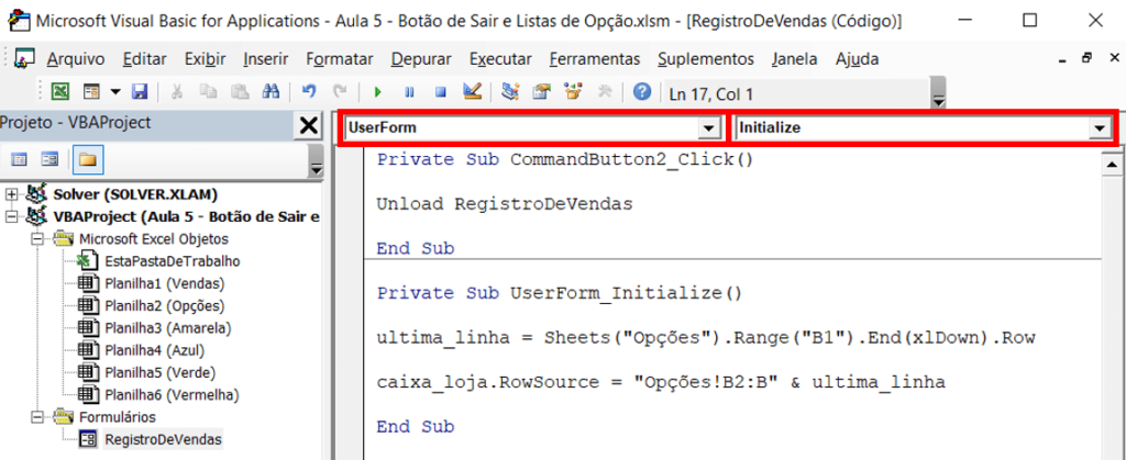 vba close form