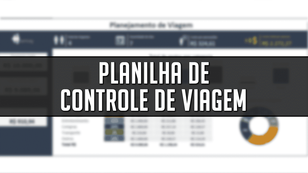 Planilha de Controle de Viagem