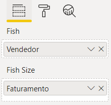 Inserindo as informações nos campos do gráficos
