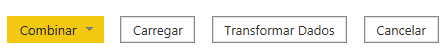 Opção para transformar e editar os dados