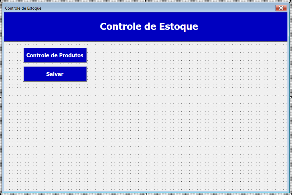 Formulário De Controle De Estoque