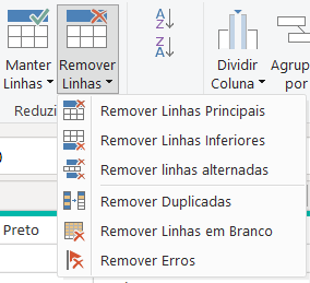 Removendo as linhas duplicadas