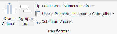 Agrupar dados no Power BI