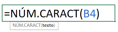 Função para contar caracteres
