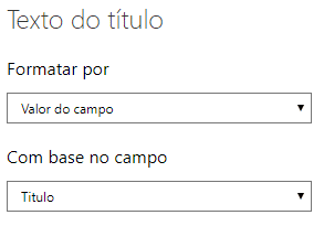 Utilizando a medida de título