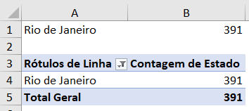 Copiando os dados da tabela dinâmica