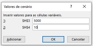 Alterando o valor das células selecionadas