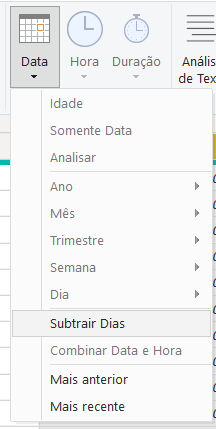 Ferramenta Subtrair Dias