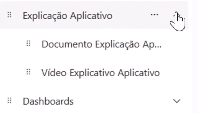 seção chamada Dashboards