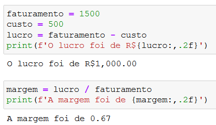 Utilização dos separadores e número decimal