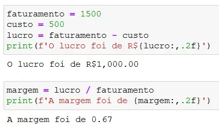 Utilização dos separadores e número decimal