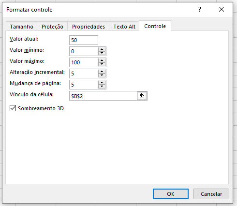 Gráfico de Desenvolvimento - Detalhes Importam no Dashboard 3 Configurando o controle