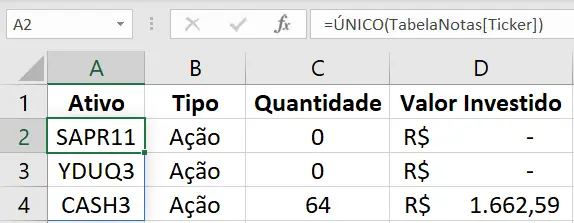 Tabela Auxiliar Da Aba Resumo