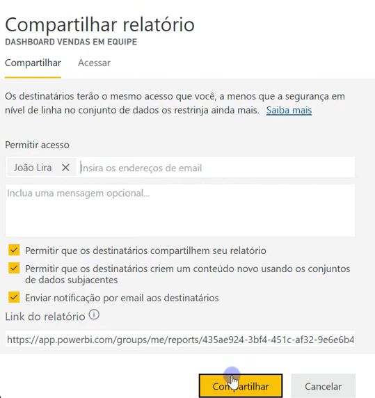 Compartilhar Dashboard do Power BI na Empresa - As Melhores Formas! 2 Compartilhar Dashboard