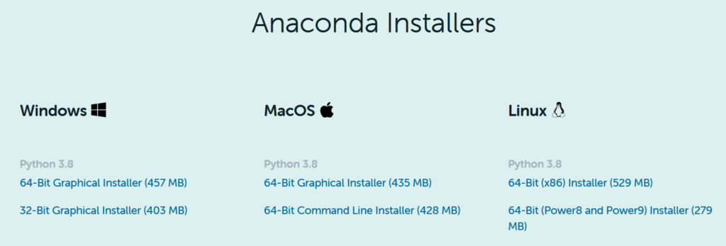 Como Instalar o Pacote Anaconda