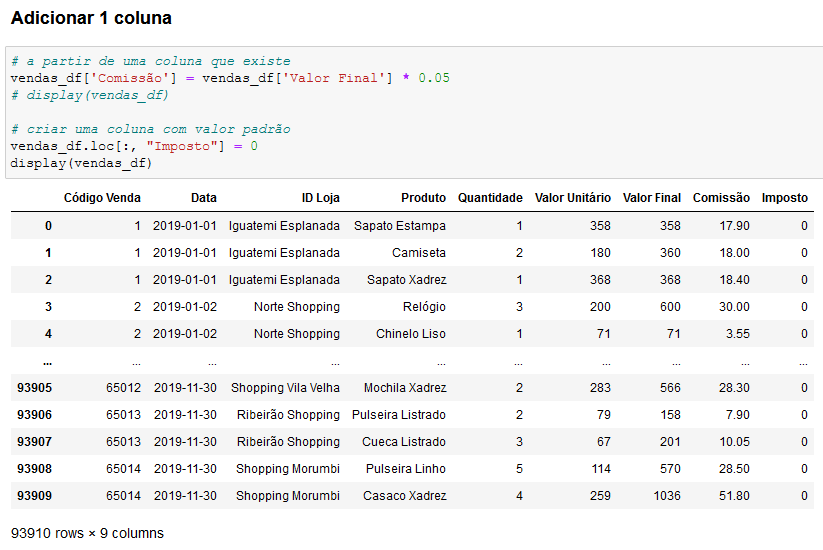 Introdução ao Pandas