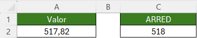 Resultado Função ARRED
