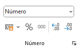 Formatação de números no Excel