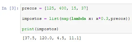 Função lambda dentro da função map