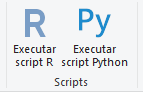 Opção para executar script Python