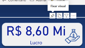 Fixando a informação no painel
