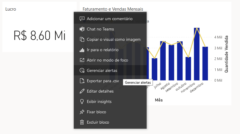 Alertas por E-mail no Power BI