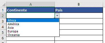 Lista Condicional no Excel
