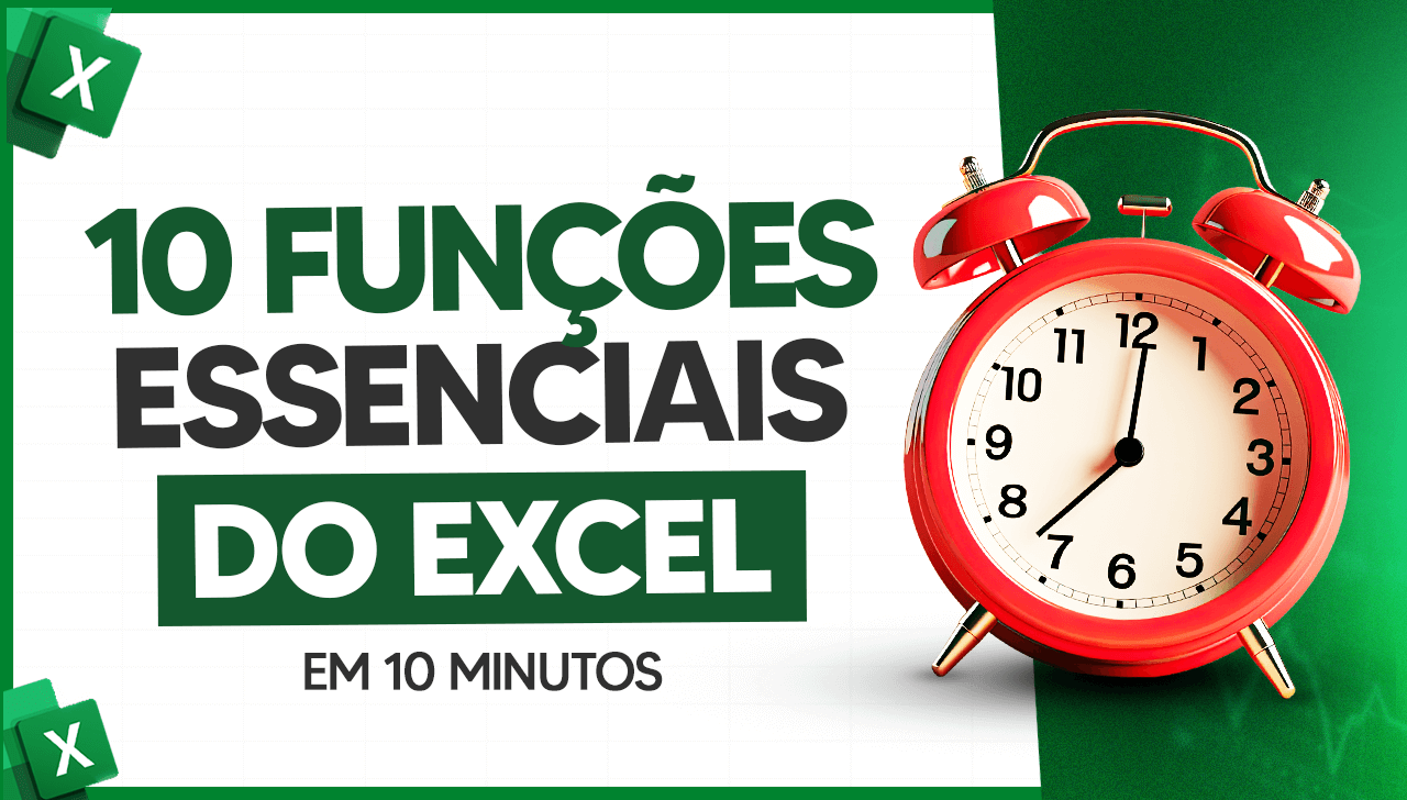 10 Funções Básicas para Iniciantes – Passo a Passo no Excel