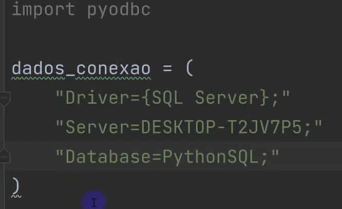 Integrar Python e SQL